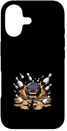 Hülle für iPhone 17 Furious Bowlingball Strike Cracked Lane Chaos