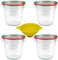 mikken 4 vasos redondos de cristal Weck