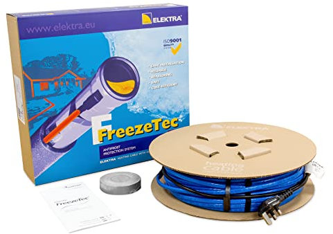 Elektra 5m Frost Protect Freezing Condensate Pipe - Condenser Boiler - Heat Trace Cable Kit - 60W…