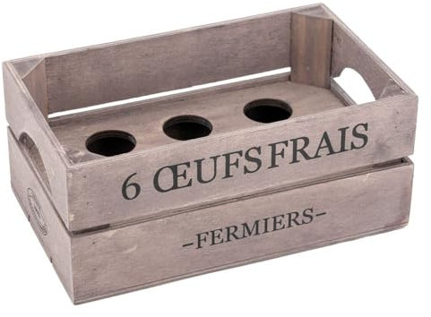 Aubry Huevera para 6 huevos de madera