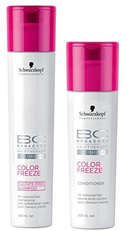 Schwarzkopf BC Bonacure Color Freeze Duo Sulfat-Free Shampoo 250ml + Creme Conditioner 200ml