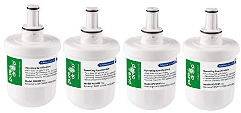 4x Filtre à Eau Pour Réfrigérateur SAMSUNG Da29-00003B / DA61-00159A-B / DA29-00003G Aqua-Pure Plus Interne