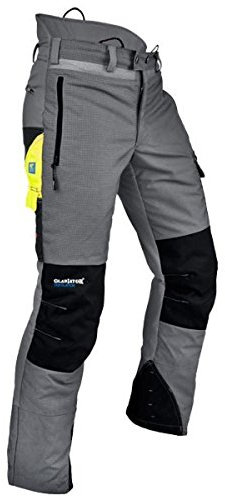 Pfanner Ventilation Schnittschutzhose Klasse 1 Gladiator Gewebe, Farbe:grau, Größe:XL (kurzgr.)