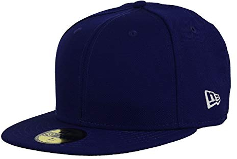 New Era Blank Dark Royal 59Fifty Basecap - 7 3/8-59cm (L)