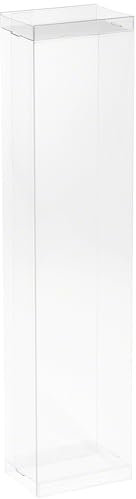 DollSafe Transparente faltbare Displaybox für dünne 27,9–30,5 cm Puppen und Actionfiguren, 7,6 cm B x 5,1 cm T x 31,8 cm H