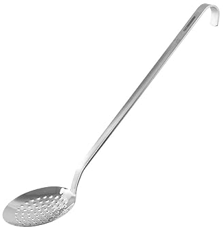 FMprofessional Espumadera, Acero Inoxidable, Plata, 39.5x10x4.5 cm