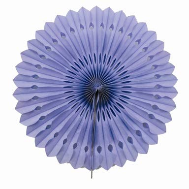 Creativery 1 Papierfächer 40cm (Flieder 462H) // Deko Papier Fächer Rosetten Blumen Raumdeko Papierrosetten Hängedeko