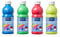 Lefranc Bourgeois Témperas para niños, Fluorescentes, 4 x 500ml
