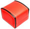 NICERIO Uhrenbox, PU Leder Armband Box Geschenkbox Schmuckschatulle mit Kissen, Ideal für Weihnachten Neujahr Geburtstagsgeschenk(Rot)