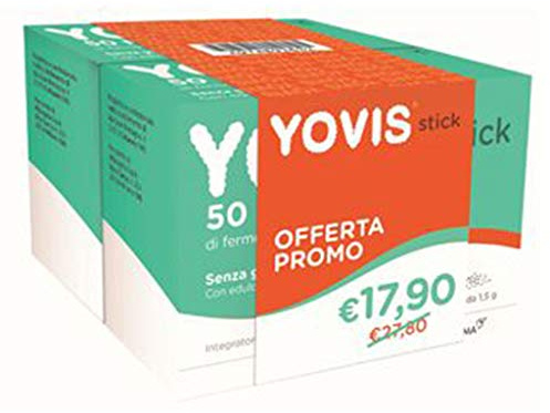 Yovis Stick 10 + 10 Bundle Packung, 20 Beutel mit einem Hilfsmittel zum Ausgleich der Flora