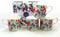 FINE Bone China Set of 4 Mugs Sweet Pea Mugs
