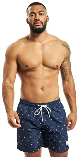 Urban Classics Herren Badehose Pattern Swim Shorts, Badehose für Männer mit Pattern, erhältlich in vielen Farbvarianten, Größen XS-6XL