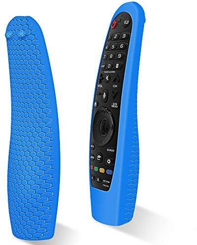 Silikon Hülle Schutzhülle für LG Magic Remote Fernbedienung AN-MR19BA/ AN-MR20GA/ AN-MR18BA Fernbedienungen TV Remote Control Cover Case Anti-Rutsch Stoßfest für LG Fernbedienung (Blau)