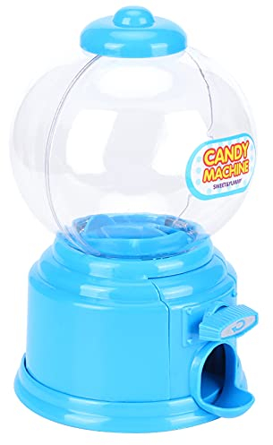 Máquina de Dulces, Caja de depósito de Dinero con dispensador de Dulces y nueces, Banco de máquina de chicles, Regalo para niños(Azul)