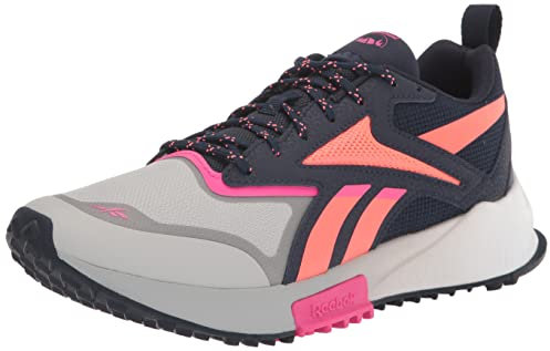 Reebok Damen Lavante Trail Crosstrainer, Pure Grey/Vector Navy/Proud Pink, 41 EU