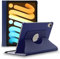 ebestStar - Coque pour iPad Mini 2021 8.3'' (6 gen) Apple, Etui Rotatif 360, Housse Protection PU Cuir, Bleu Foncé