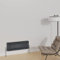 Warmehaus Radiateur horizontal traditionnel en forme de colonne 300 x 1010 mm Double panneau en fonte Anthracite Radiateurs de chauffage central