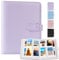 DUNSOO Fotoalbum, 256 Pockets für Instax Mini Fotoalbum, Polaroid Fotoalbum Mit Fujifilm Instax Mini Film/Polaroid Zink Fotopapier/Kodak Zink Fotopapier, Max Passt Fujifilm 95x63mm (Violett)