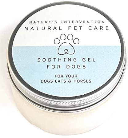 NATURE'S INTERVENTION 99% Natürliches Aloe Vera Gel für Hunde - Mit Neem, Teebaumöl & Rosmarin - 100 ml von NIP. Befeuchtet, Beruhigt, Lindert Juckreiz. Für Trockene, Geschädigte, Gereizte Haut.