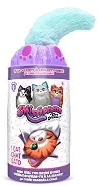 Bizak Mimimiau Tira y Wow Gatitos Sorpresa, 12 Diferentes Gatos para coleccionar con los Que verás una Experiencia unboxing Cuando estiras de la Cola del Gato Se Hace súper Grande, (64120001)