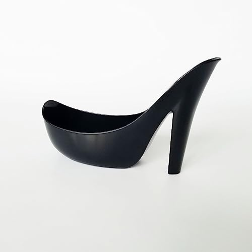Deko Schuh HighHeel Pump aus Kunststoff schwarz zum Befüllen