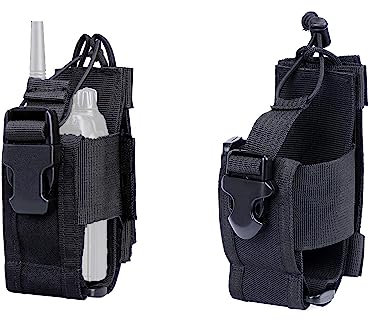 zalati Radio Bag Walkie Talkie Pouch Holder Nylon Case Universal for GPS Radio Phone Carry Pack Outdoors