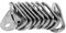 Colcolo 10pcs Escalade Clou Cintre Expansion Clou Boulon Cintre Crochet matériel Plaque d'ancrage pour Voyage assurage Camping équipement