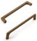 9BUILD 10 Pack 160mm Antique Brass Cabinet Pulls Cabinet Handles Kitchen Cupboard Handles Kitchen Door Handles Drawer Handles Zinc Alloy Wardrobe Handles Cupboard Door Handles
