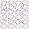 Acan Tradineur - Pack de 24 bandejas Redondas de cartón con blonda, Fuente reciclable para Pasteles con Encaje de Papel, decoración de Fiestas, presentación de postres (Plata - Ø 30 cm)