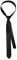 RKJRTK JK Damen-Krawatte, schmale Krawatte, schmale Krawatte, einfarbig, einfarbig, formell, schwarz, BK, 164*5*3.5cm