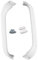 ALGOMAS® Pack de 2 Tiradores Frigorífico Compatibles Bosch | Código 369542 | Incluye Embellecedores y Tornillos | 30cm