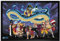 ARTOne Piece The Crew Versus Kaido Maxi-Poster – Schwarzer Holzrahmen