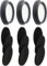 HEPA-Filterschwamm-Set für Afoddon A200Pro/A200 ORFELD B08/C10A/C10G NEQUARE S12, S25, S26, S25Pro Serie schnurlose Staubsauger, 3 HEPA, 9 Schwammfilter Größe (Länge 7,89 cm x Höhe 1,98 cm)