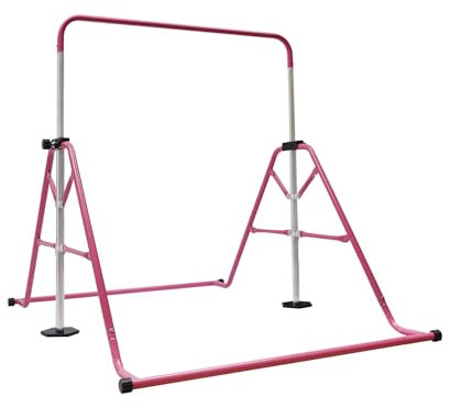 Oxylonty Gymnastik-Klappbarren Kinder Garten Horizontaler Barren Einstellbare klappbare Ablage Bar Multifunktionale erweiterbare Höhenverstellbar Trainingsbarren