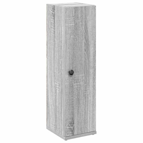 vidaXL Badezimmerschrank mit Rollenhalter Grau Sonoma 20,5x22x72 cm, Badschrank, Badezimmermöbel, Waschbeckenschrank, Badschränke, Badmöbel