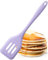 Taylors Eye Witness Large Silicone Lavender Slotted Spatula - Dishwasher Safe. Great for Non-Stick Frying Pans. Slotted for Drainage. Odour, Stain & Heat Resistant (260°C/500°F). 5 Year Guarantee