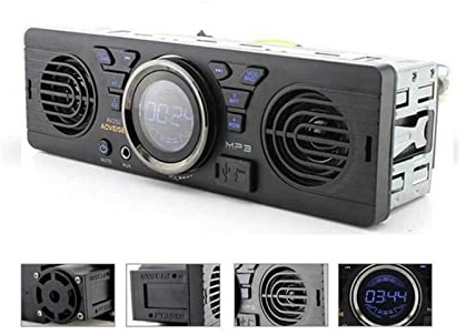 New 1 DIN 12V/24V Autoradio Fm Car Radio Bluetooth MP3 Player Audio Bluetooth Phone USB/SD MMC Hafen ISO Connection In Dash,Kompatibel Mit Den Meisten GeräTen(AV252)