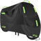 WEIQQI Waterproof Motorcycle Cover Outdoor Indoor for KTM 690 SMC R 690 Enduro R, Motorbike Cover with Lock Holes All-Weather Protection Rain Dust Cover,Green/B