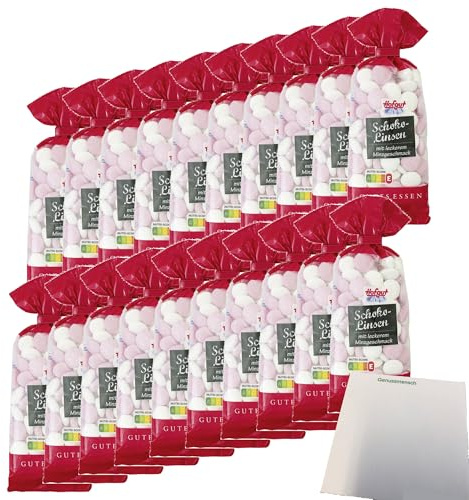 usy Bundle für Hofgut Schokolinsen VPE (20x225g Beutel) + usy Block