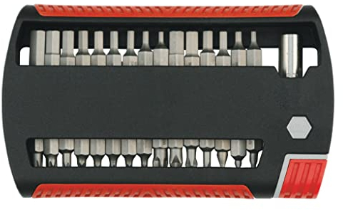Wiha 31-teiliges XLSelector Bit-Set mit Kreuzschlitz TORX Sechskant-Bits 79495