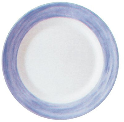 Arcoroc Brush Blue Restaurant Teller tief 22,5cm, 6 Stück