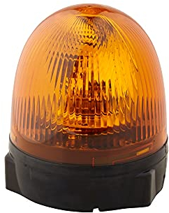 HELLA 2RL 009 506-211 Halogen Rundumleuchte - Rota Compact - 24V - gelb (amber) - Anbau/geschraubt - Kabel: 140mm - für Traktor, LKW, Gabelstapler