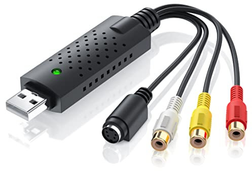 CSL - Grabber Video - Scheda di acquisizione Video USB - Convertitore Analogico Digitale Acquisizione - Nuovo Software - Compatibile con Windows 11