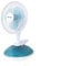 Orbegozo TF 0219 - Ventilador sobremesa 2 en 1, pinza y sobremesa, potencia 8 W, 2 velocidades, diámetro hélice 15 cm