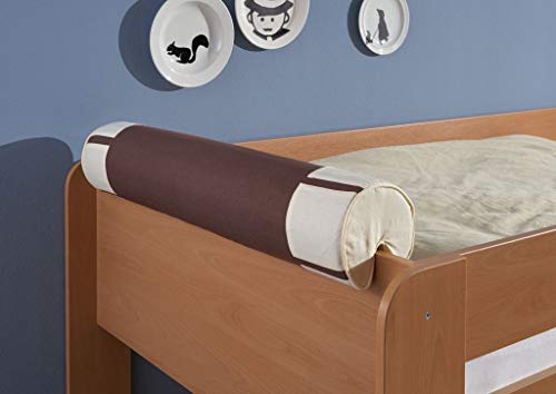 Froschkönig24 Nackenkissen Nackenrolle für Spielbett Hochbett Etagenbett Burg