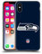 Head Case Designs Offizielle NFL Einfarbig Seattle Seahawks Logo Soft Gel Handyhülle Hülle kompatibel mit Apple iPhone X/iPhone XS