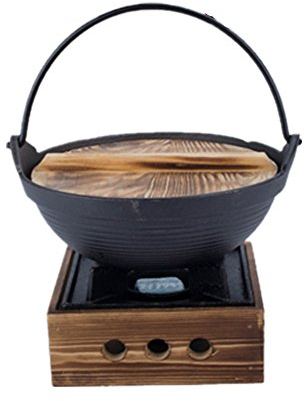 XICHENGSHIDAI Sukiyaki japonais épais - Petite casserole en fonte japonaise - Faitout avec poêle