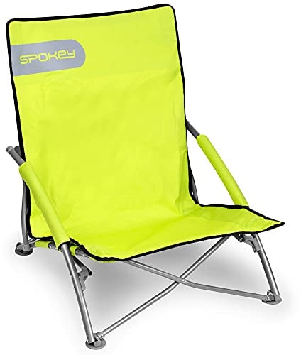 SPOKEY Panama Sonnenliege, Strandsessel, Klappstuhl, grün, echter Komfort und Entspannung, maximales Gewicht 120 kg, tragbar