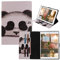 Bestcatgift iPad Mini 4 PU Leather Tablet Wallet Custodia, [Colorful Painting Series] Kickstand Folio Cover per iPad Mini 4 - Panda