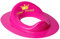 Toilettensitz/Toilettenaufsatz/Sitzverkleinerer - pink - rosa Hier thront Bieco - Standardgröße mit Lehne & Pullerschutz - Verkleinerer Toilette - Toi..